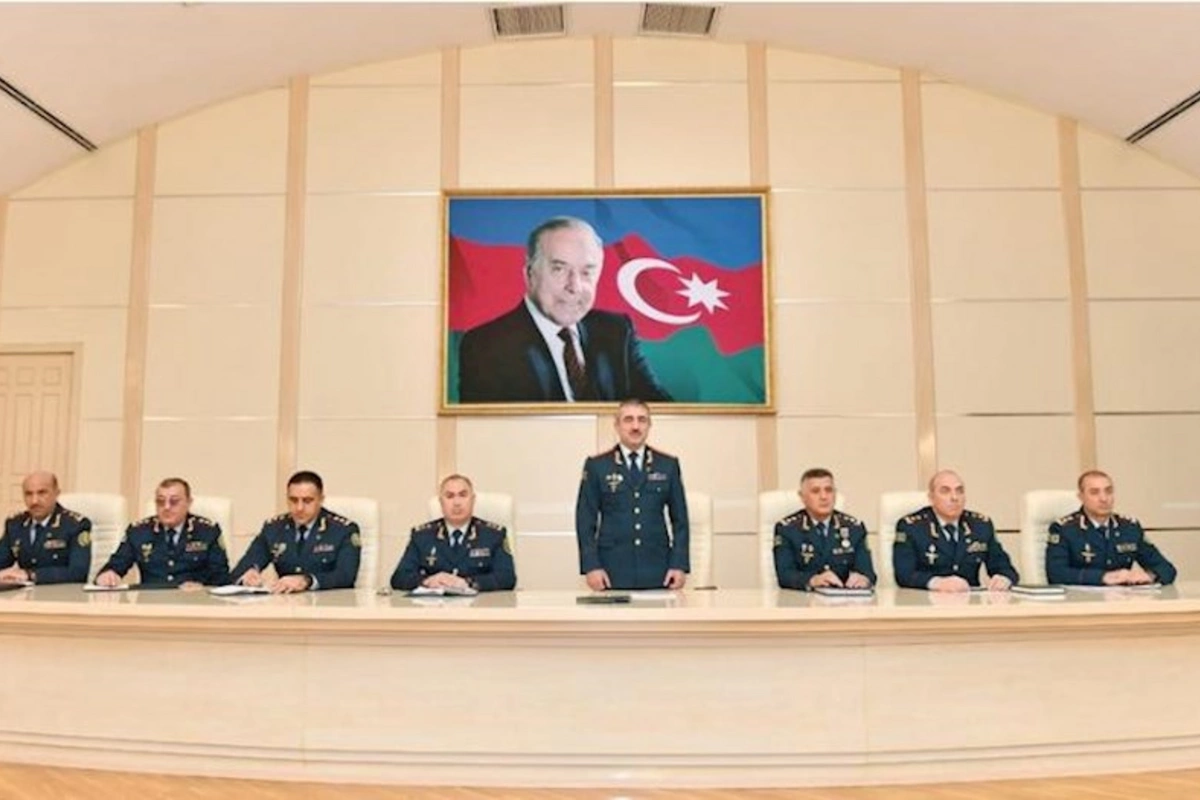 DSX-də xidməti-döyüş fəaliyyətinin yekunlarına dair müşavirə keçirildi — FOTOLAR