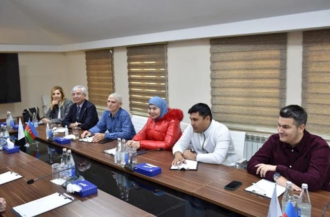 TÜRKSOY Media Mükafatına layiq görülmüş qonaqlarla görüş keçirdi — FOTOLAR