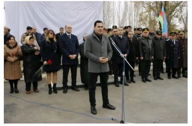 Şəhid Mayor Vüsal Vəliyev bulağının açılışı olub — FOTOLAR Şəhid Mayor Vüsal Vəliyev bulağının açılışı olub — FOTOLAR