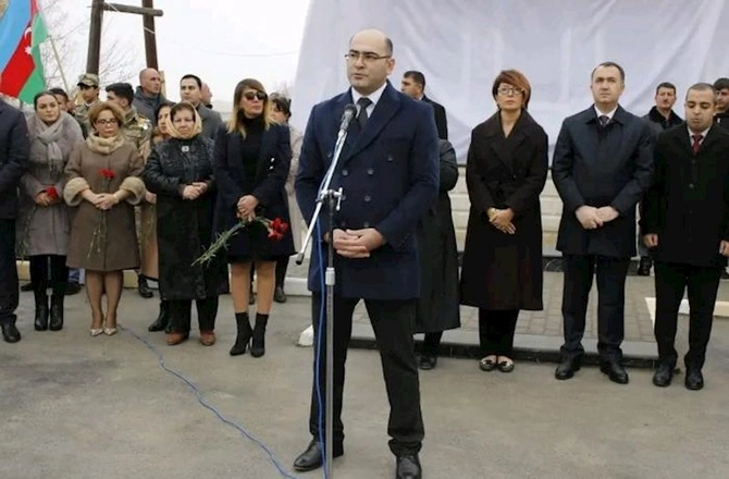 Şəhid Mayor Vüsal Vəliyev bulağının açılışı olub — FOTOLAR Şəhid Mayor Vüsal Vəliyev bulağının açılışı olub — FOTOLAR