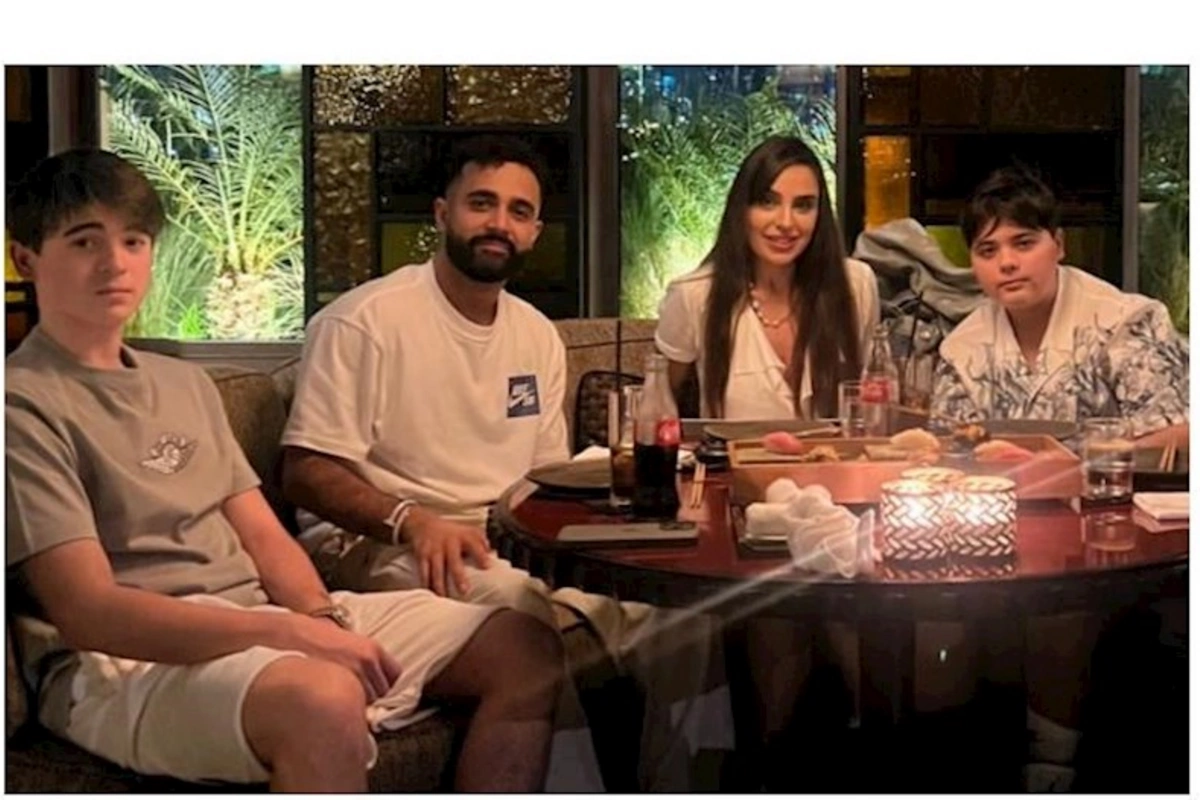 Hüseyn Leyla Əliyeva ilə bir arada — FOTO