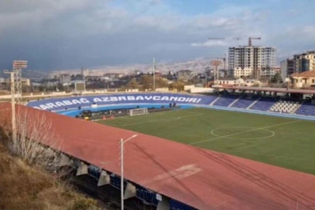 Xankəndi stadionu Azərbaycan kubokunun oyununa hazırdır — VİDEO