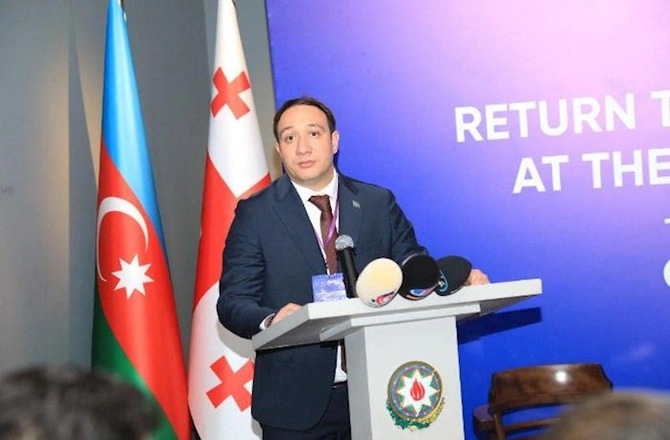 Tbilisidə Qərbi Azərbaycana qayıdışla bağlı Gürcüstan Forumu keçirildi — FOTOLAR Tbilisidə Qərbi Azərbaycana qayıdışla bağlı Gürcüstan Forumu keçirildi — FOTOLAR
