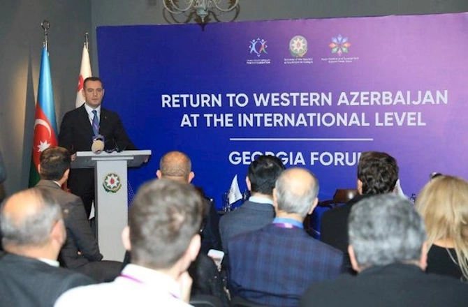 Tbilisidə Qərbi Azərbaycana qayıdışla bağlı Gürcüstan Forumu keçirildi — FOTOLAR Tbilisidə Qərbi Azərbaycana qayıdışla bağlı Gürcüstan Forumu keçirildi — FOTOLAR