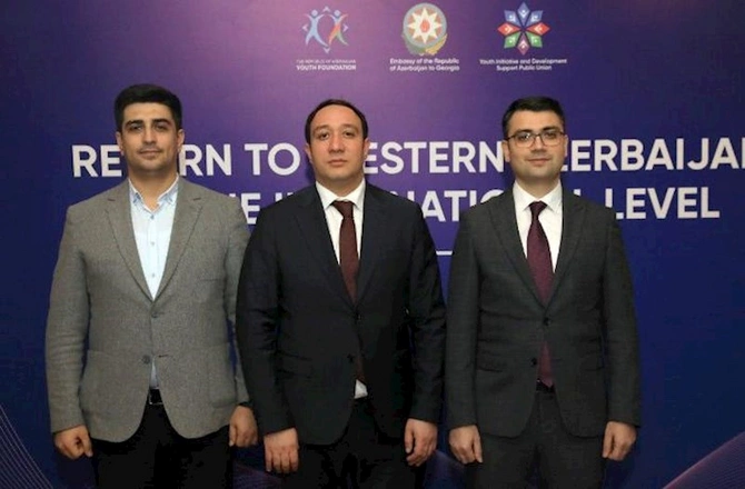Tbilisidə Qərbi Azərbaycana qayıdışla bağlı Gürcüstan Forumu keçirildi — FOTOLAR Tbilisidə Qərbi Azərbaycana qayıdışla bağlı Gürcüstan Forumu keçirildi — FOTOLAR