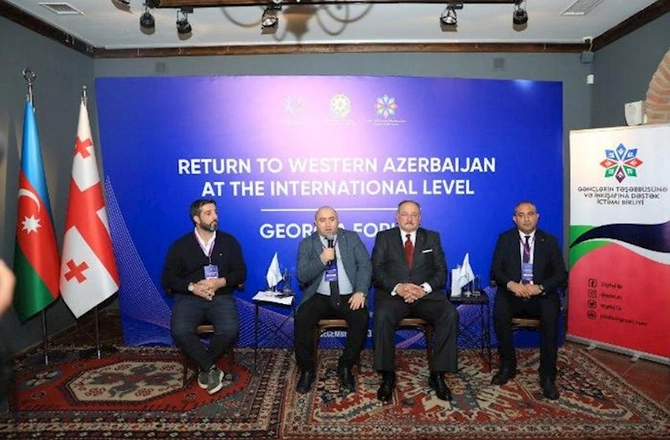 Tbilisidə Qərbi Azərbaycana qayıdışla bağlı Gürcüstan Forumu keçirildi — FOTOLAR Tbilisidə Qərbi Azərbaycana qayıdışla bağlı Gürcüstan Forumu keçirildi — FOTOLAR