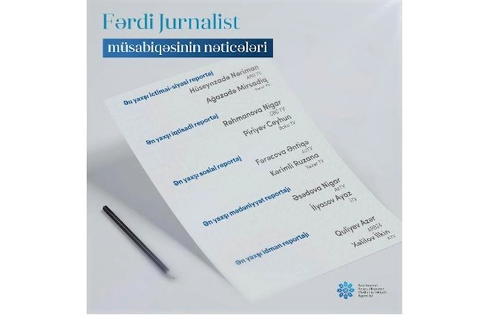 MEDİA “Fərdi jurnalist müsabiqəsi”nin nəticələrini açıqladı — SİYAHI MEDİA “Fərdi jurnalist müsabiqəsi”nin nəticələrini açıqladı — SİYAHI