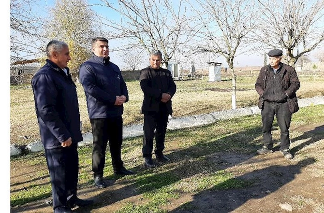 “Səyyar qəbul otağı” Salmanlı kəndində təşkil olundu — FOTOLAR