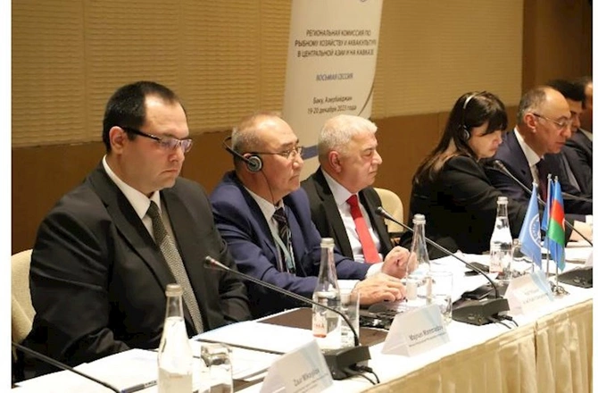 Bakıda balıqçılıq təsərrüfatı və akvakultura sahəsində Regional Komissiyanın 8-ci sessiyası keçirilir Bakıda balıqçılıq təsərrüfatı və akvakultura sahəsində Regional Komissiyanın 8-ci sessiyası keçirilir
