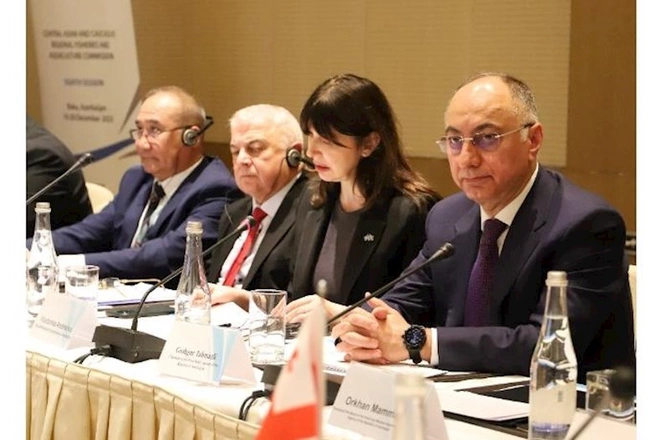 Bakıda balıqçılıq təsərrüfatı və akvakultura sahəsində Regional Komissiyanın 8-ci sessiyası keçirilir Bakıda balıqçılıq təsərrüfatı və akvakultura sahəsində Regional Komissiyanın 8-ci sessiyası keçirilir