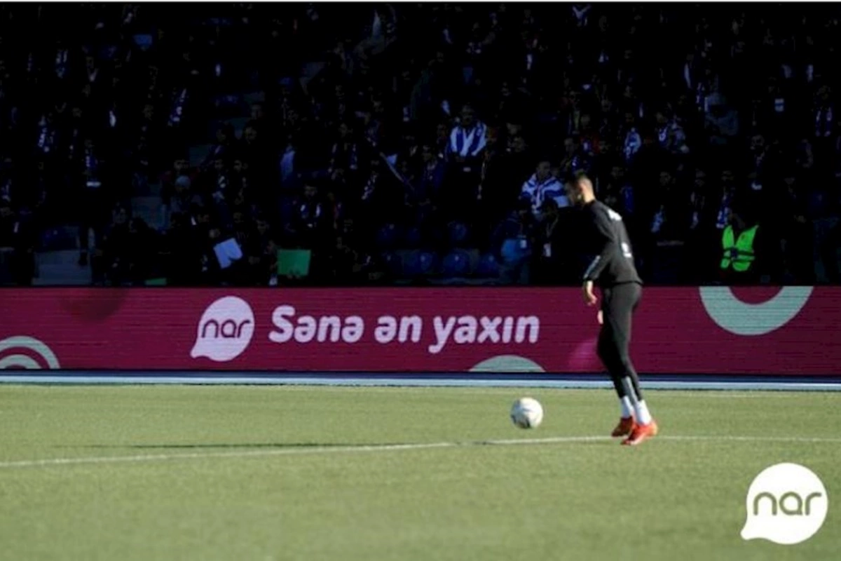 Nar Xankəndidə keçirilən tarixi futbol görüşünü dəstəkləyir