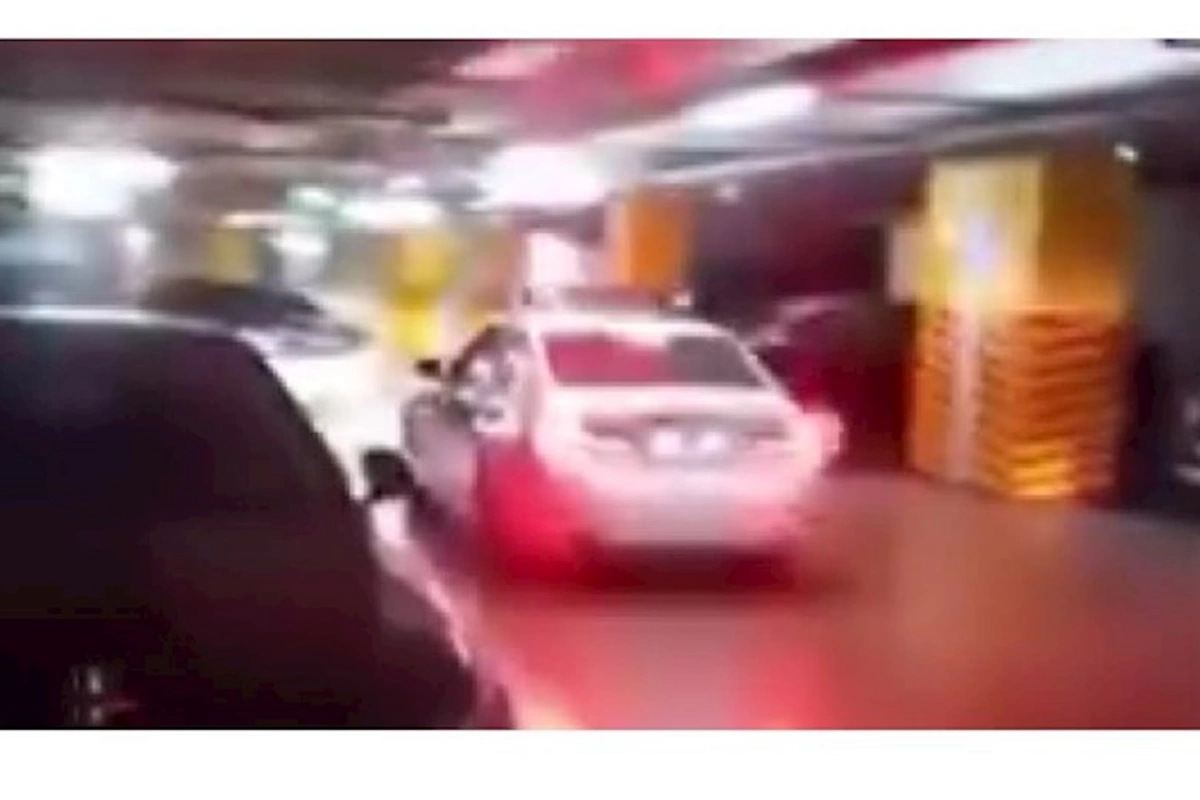Polisin əmrinə tabe olmadı, parkinqdə saxlanıldı — VİDEO