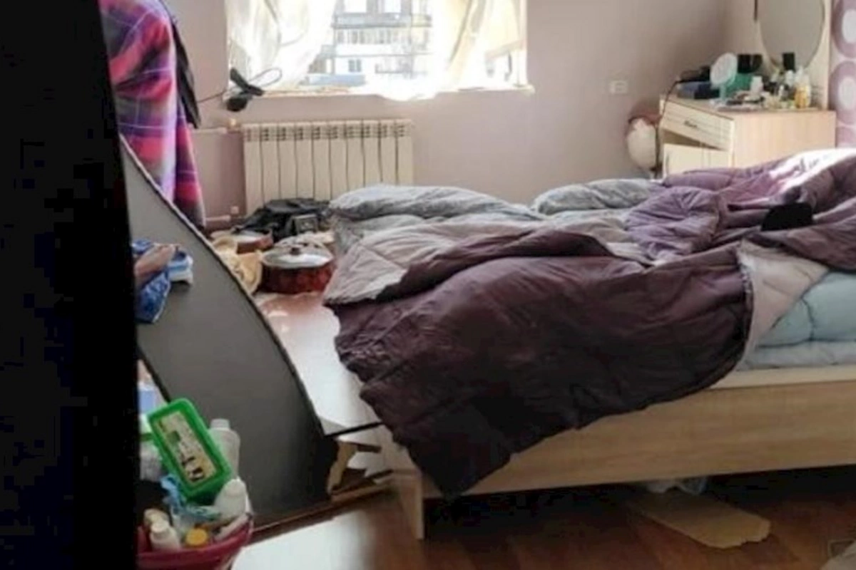 Ağstafada evdə partlayış: Ölən var