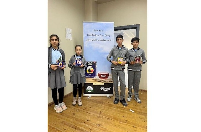 “Final” çay markasının dəsəyi ilə “Bilim hər yerdə” layihəsinə start verilib — FOTOLAR