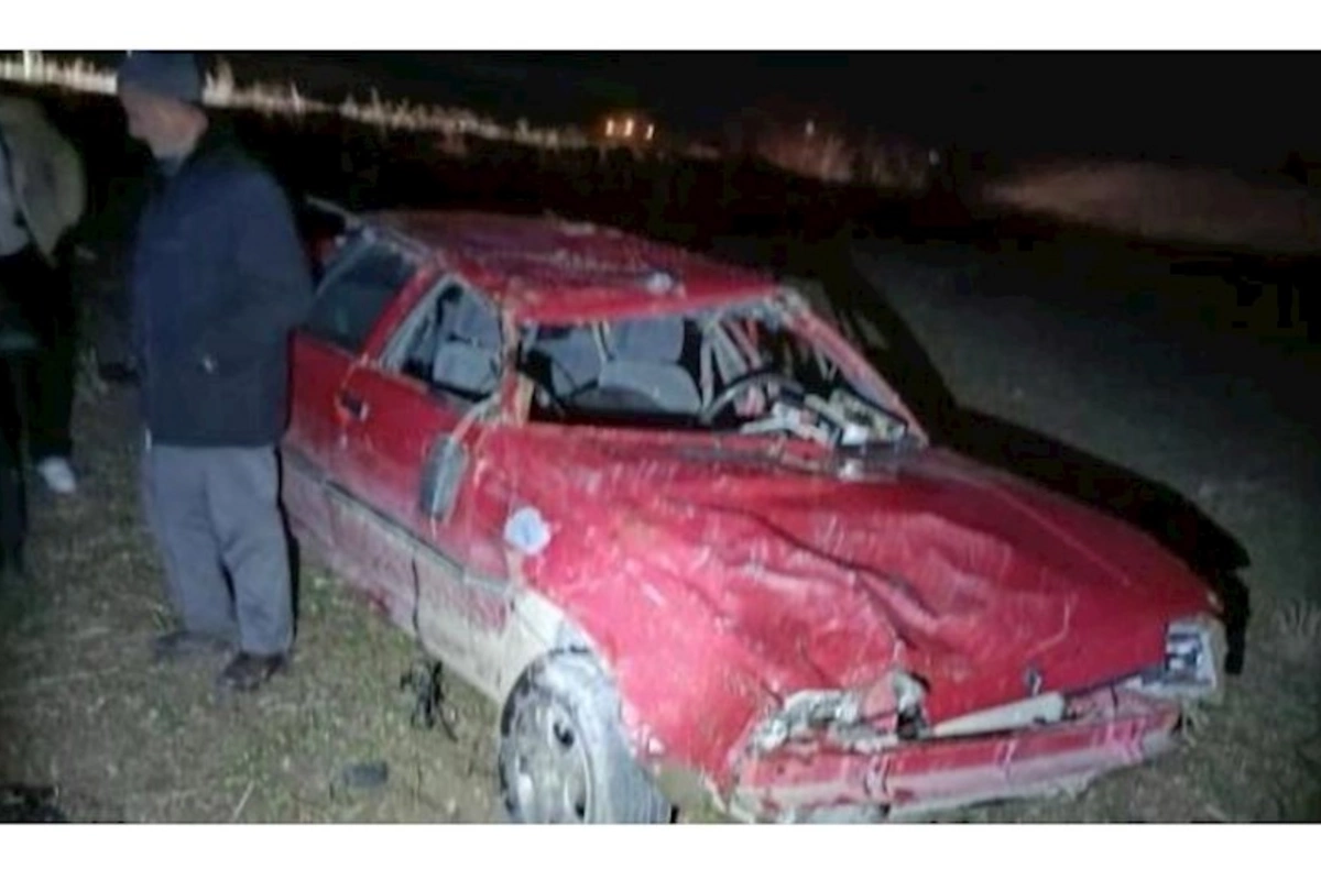 Avtomobil aşdı: 1 ölü, 1 yaralı