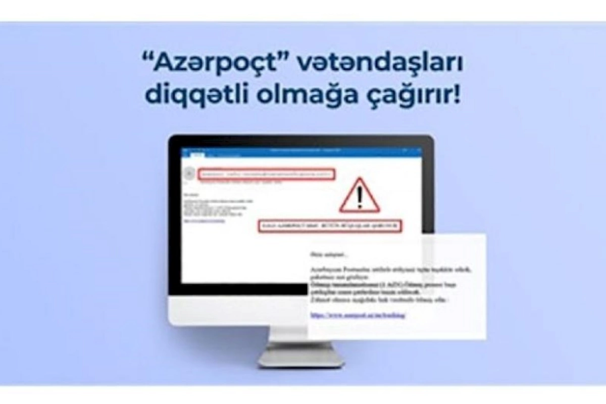 “Azərpoçt” kiberdələduzluqla bağlı əhaliyə xəbərdarlıq etdi