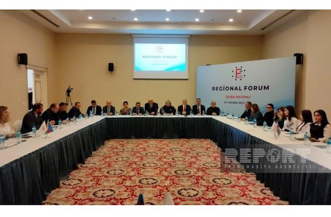 Milli QHT Forumu Qubada regional forum keçirib — FOTOLAR Milli QHT Forumu Qubada regional forum keçirib — FOTOLAR