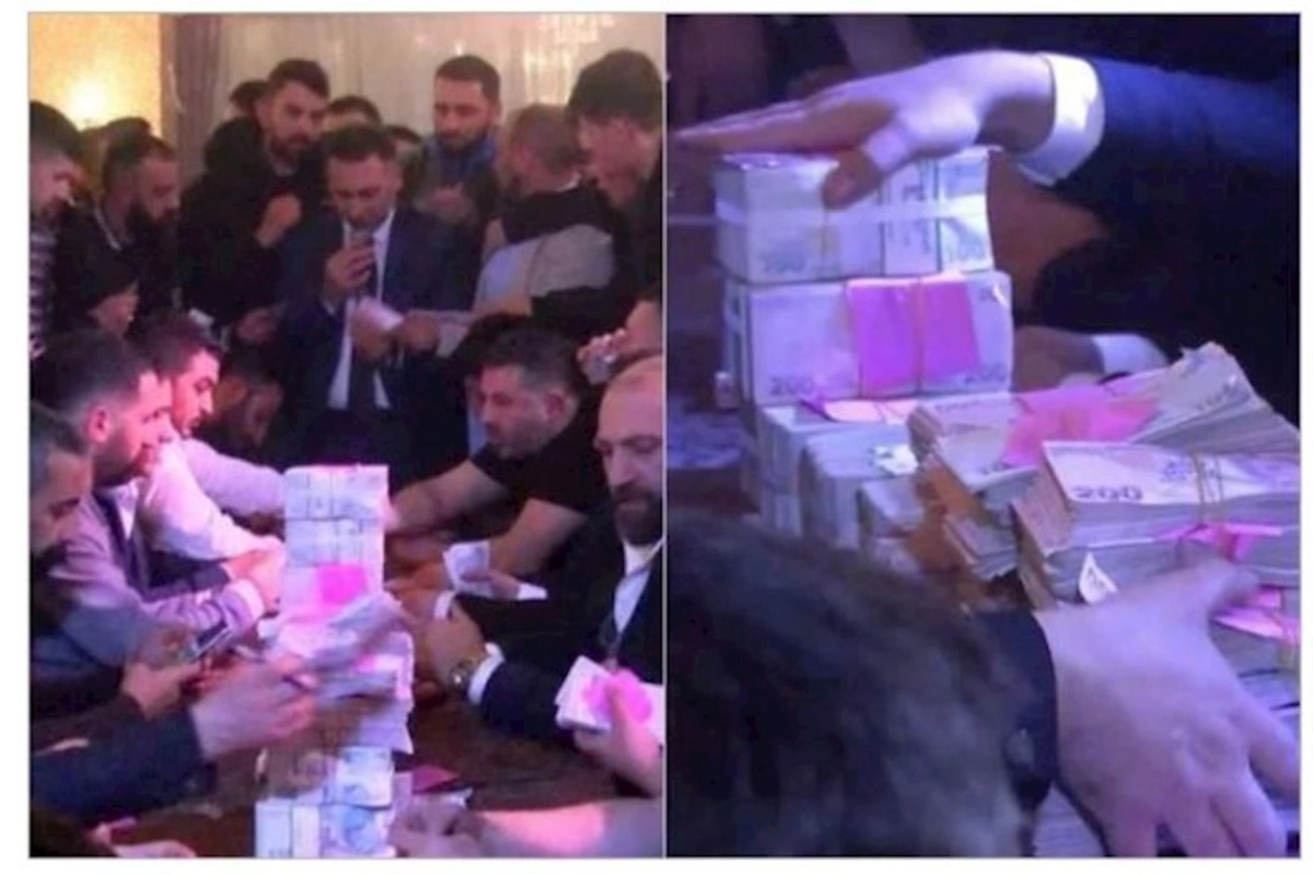 sünnət toyunda rekord: Pulları saymaq üçün altı komanda yaradıldı — VİDEO