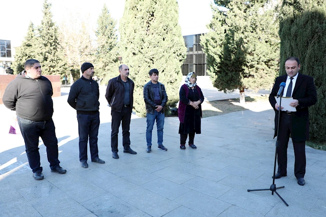 Beyləqan rayon sahibkarları Açıq mikrofonda — FOTOLAR