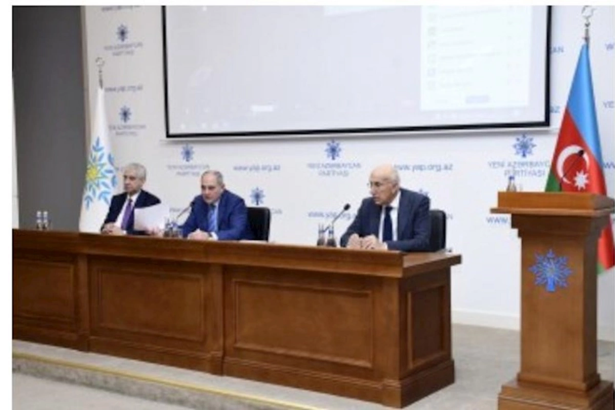 Yeni Azərbaycan Partiyasının İdarə Heyətinin iclası keçirilib