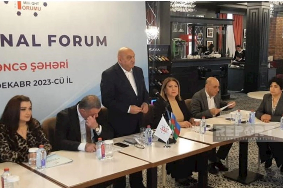 Milli QHT Forumu Gəncədə regional forum keçirdi — FOTOLAR