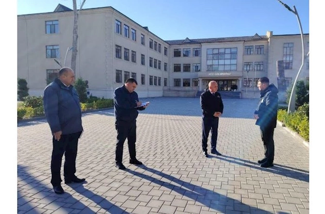 Səyyar qəbul otağı Nur şəhərində — FOTO
