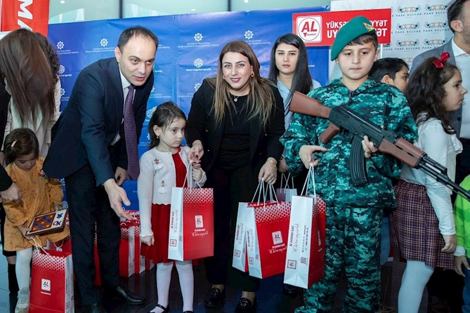 “AL Market” qəhrəmanlarımızın övladları üçün Bayram şənliyi keçirib — FOTOLAR