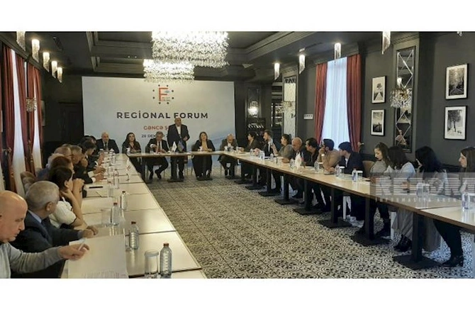 Milli QHT Forumu Gəncədə regional forum keçirdi — FOTOLAR