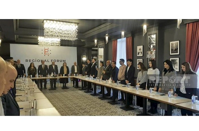 Milli QHT Forumu Gəncədə regional forum keçirdi — FOTOLAR