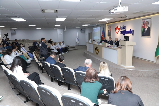 Səhiyyə, Ekologiya və Təbii Sərvətlər nazirliklərinin birgə təşkilatçılığı ilə tibb işçiləri üçün maarifləndirici tədbir keçirilib
