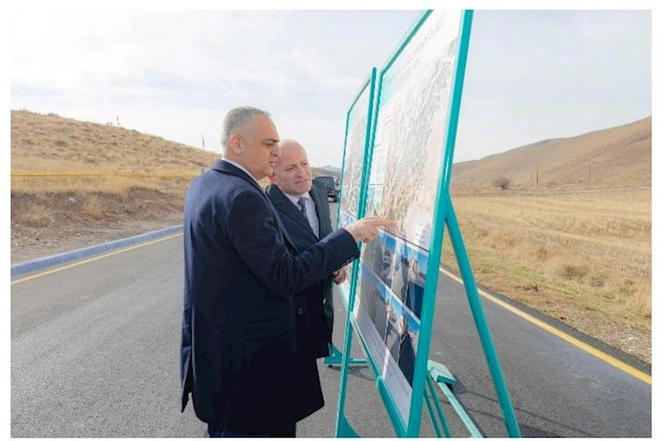 Gərməçataq kənd yolu istifadəyə verilib — FOTO Gərməçataq kənd yolu istifadəyə verilib — FOTO
