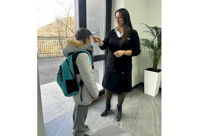 Laçındakı məktəb dezinfeksiya olunub — FOTO Laçındakı məktəb dezinfeksiya olunub — FOTO