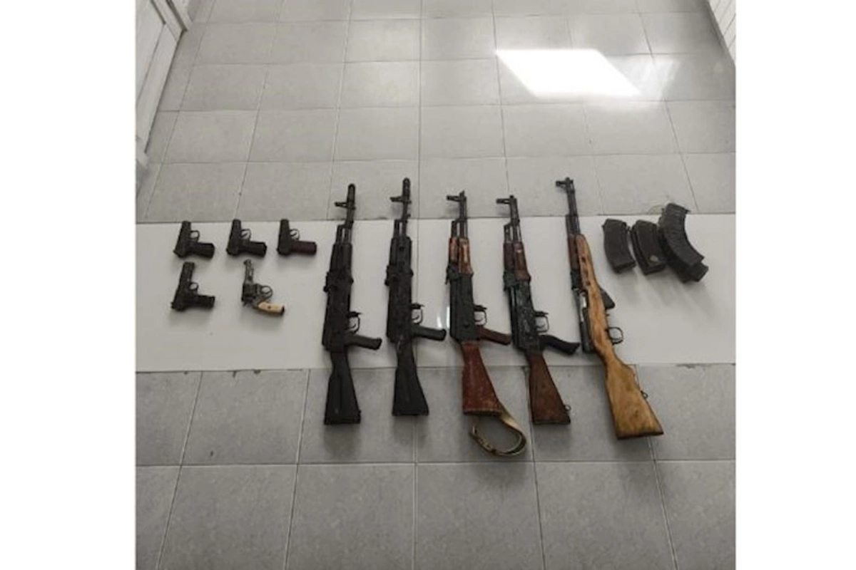 Laçında silah-sursat aşkarlandı