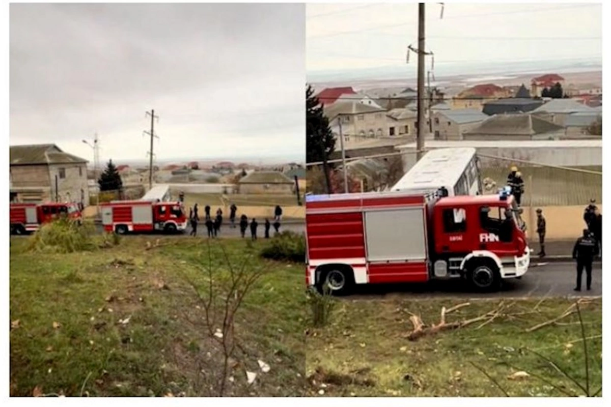Bakıda avtobus qəzaya uğrayıb — VİDEO