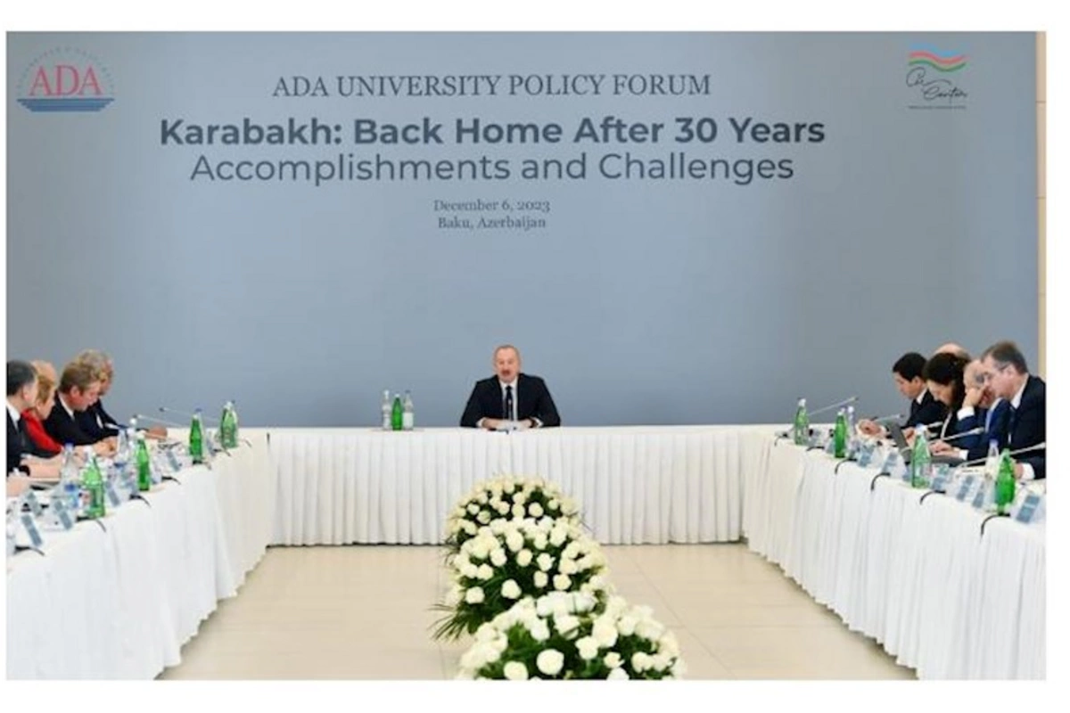 Prezident Qarabağ mövzusunda Forumda iştirak edir — YENİLƏNİB (CANLI)