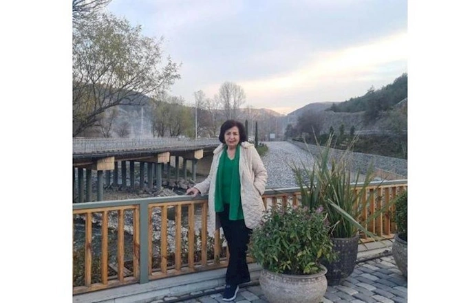 Kübra Əliyevanın Laçın gəzintisi — FOTOLAR Kübra Əliyevanın Laçın gəzintisi — FOTOLAR
