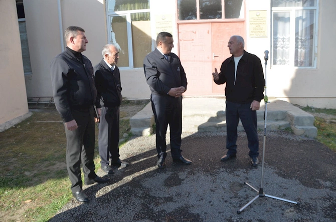 Naftalanda keçirilən aksiyada cəmi 4 müraciət ünvanlandı — FOTOLAR