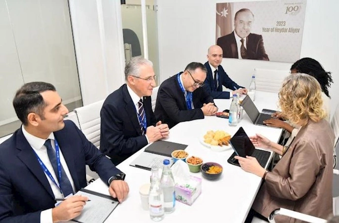 Muxtar Babayev Dubayda iqlim dəyişmələri ilə bağlı keçirilən tədbirdə iştirak edib — FOTO