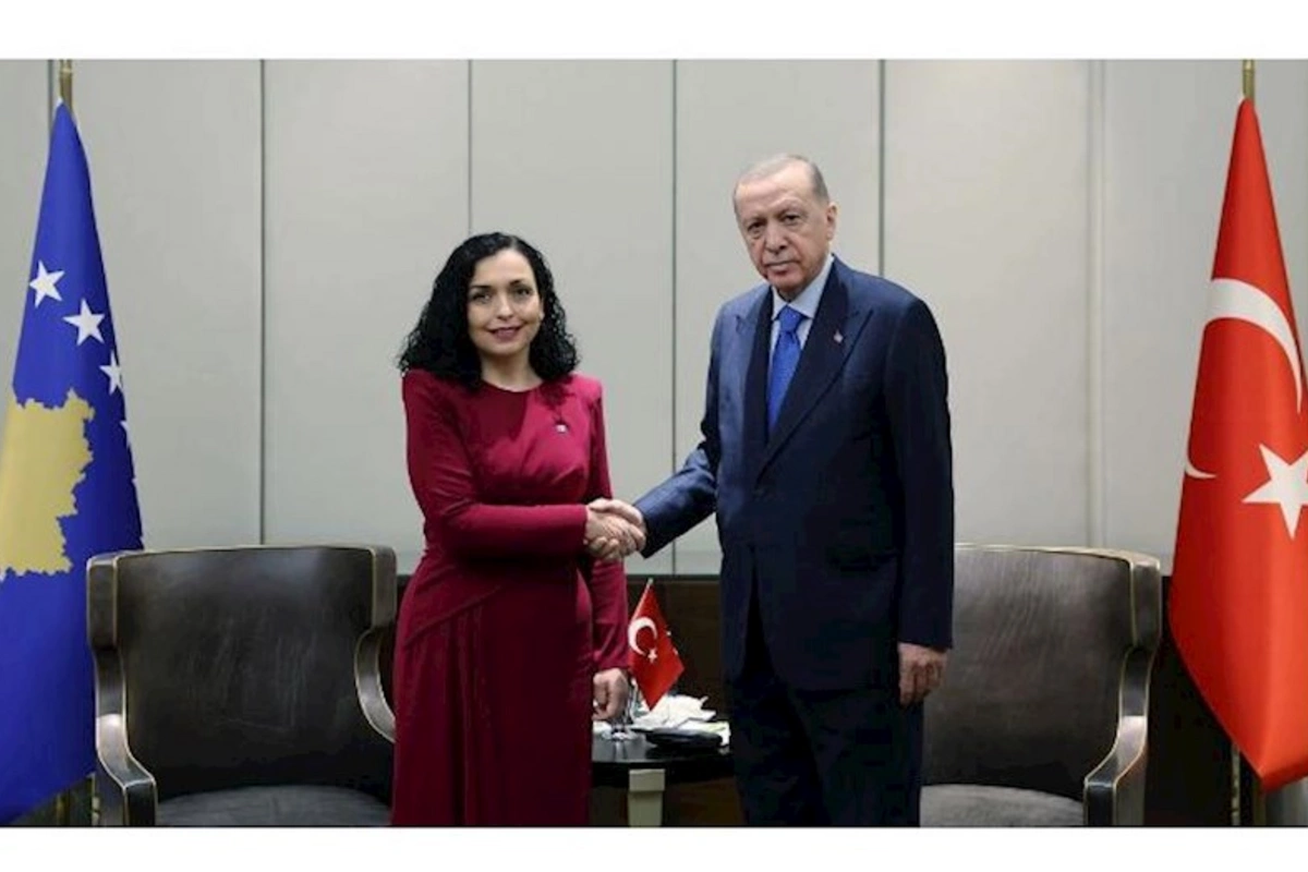Ərdoğan Kosovo prezidenti ilə görüşüb