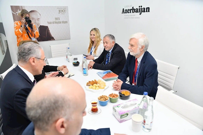 COP28 platformasında Azərbaycan nümayəndə heyətinin panel iclaslarda iştirakı davam edir COP28 platformasında Azərbaycan nümayəndə heyətinin panel iclaslarda iştirakı davam edir