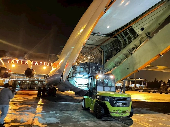FHN-in növbəti humanitar yardımı Türkiyəyə yola salınıb — FOTO