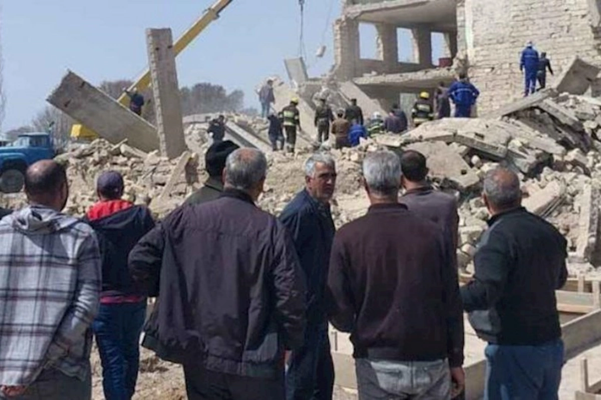 Naxçıvanda məktəb binasının çökməsi ilə bağlı cinayət işi başlanıb