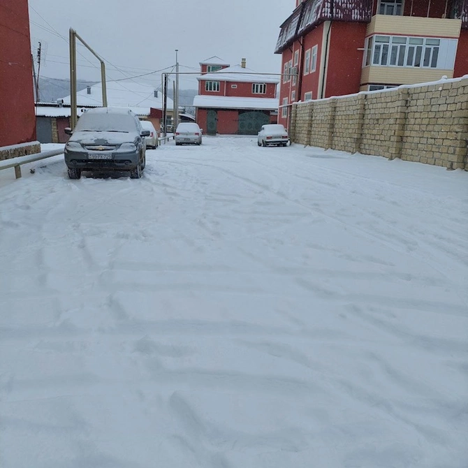 Qubada 16 dərəcə şaxta qeydə ALINDI — FOTO