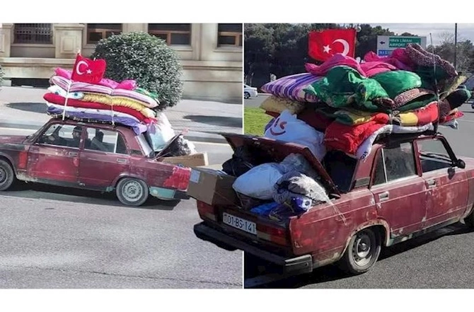 Qurtuluş savaşında üzüyünü Türkiyəyə göndərən Azərbaycan qadını indi də cehizlik yorğan-döşəyini qardaşına göndərir... Qurtuluş savaşında üzüyünü Türkiyəyə göndərən Azərbaycan qadını indi də cehizlik yorğan-döşəyini qardaşına göndərir...