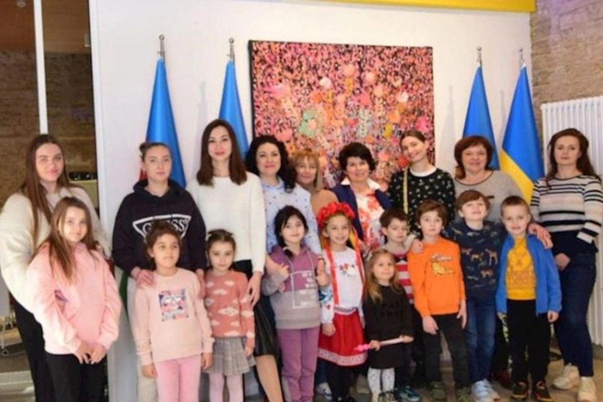 Azərbaycanda Ukrayna məktəbi fəaliyyətə başladı — FOTO