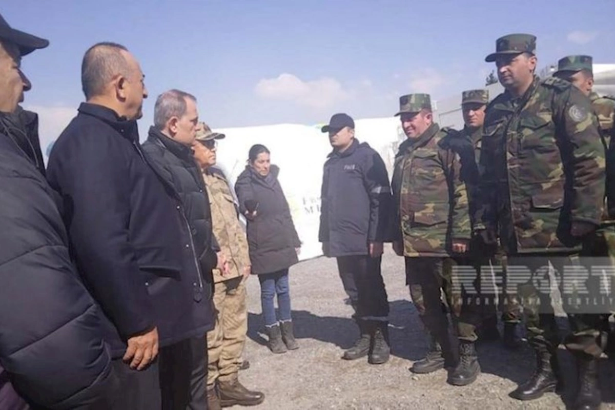 Ceyhun Bayramov Kahramanmaraşda FHN-in mobil səhra hospitalında olub