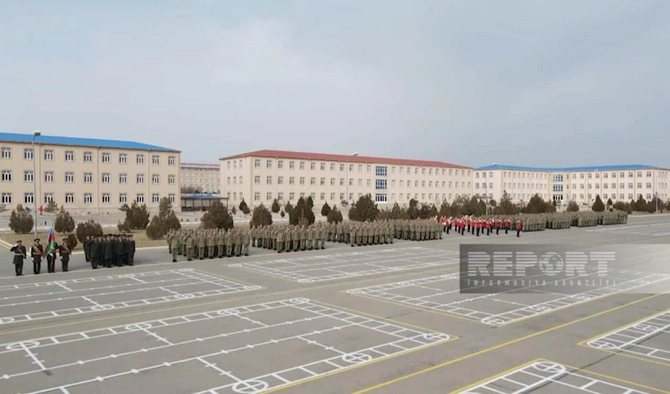 Naxçıvanda gənc əsgərlərin andiçmə mərasimi keçirildi — FOTO