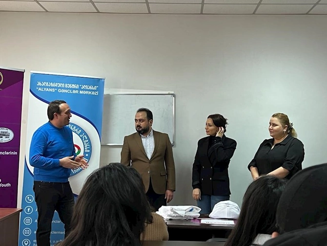 Azərbaycan-Gürcüstan Gənclərinin I Qarabağ Forumu çərçivəsində daha bir görüş — ALYANS GƏNCLƏR MƏRKƏZİNDƏ