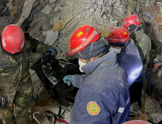 FHN-in xilasediciləri tərəfindən 51 nəfər dağıntılar altından sağ çıxarılıb — FOTO