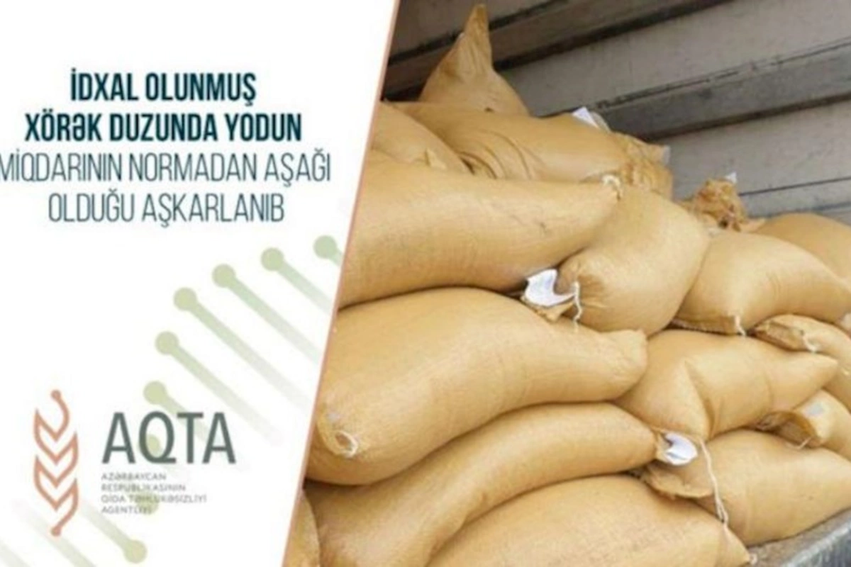 Xaricdən Azərbaycana gətirilən 22 ton xörək duzunda nöqsanlar aşkarlanıb